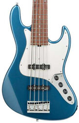 Solidbody e-bass Sadowsky MetroLine 21-Fret Vintage J/J Bass Alder (5-String, Germany, Morado) - Dark Lake Placid Blue Metallic