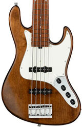 Solidbody e-bass Sadowsky MetroLine 21-Fret Vintage J/J Bass Alder (5-String, Germany, Morado) - Antique Tobacco Transparent Satin