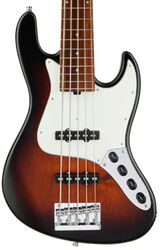 Solidbody e-bass Sadowsky MetroLine 21-Fret Vintage J/J Bass Alder (5-String, Germany, Morado) - Almond Sunburst Transparent Satin