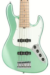 Solidbody e-bass Sadowsky Metroline 21-Fret Vintage J/J Bass Ash 5-String (Germany, MN) - Sage green metallic satin