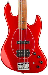 MetroLine 21-Fret Vintage M/J Bass Alder 4-String (Germany, MOR) - candy apple red metallic