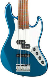 Solidbody e-bass Sadowsky Metroline 21-Fret Vintage P/J Bass Alder 5 (Germany, MOR) - Dark lake placid blue metallic