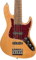 Solidbody e-bass Sadowsky Will Lee MetroLine 22-Fret Swamp Alder 5 (GER, MN) - Natural transparent satin