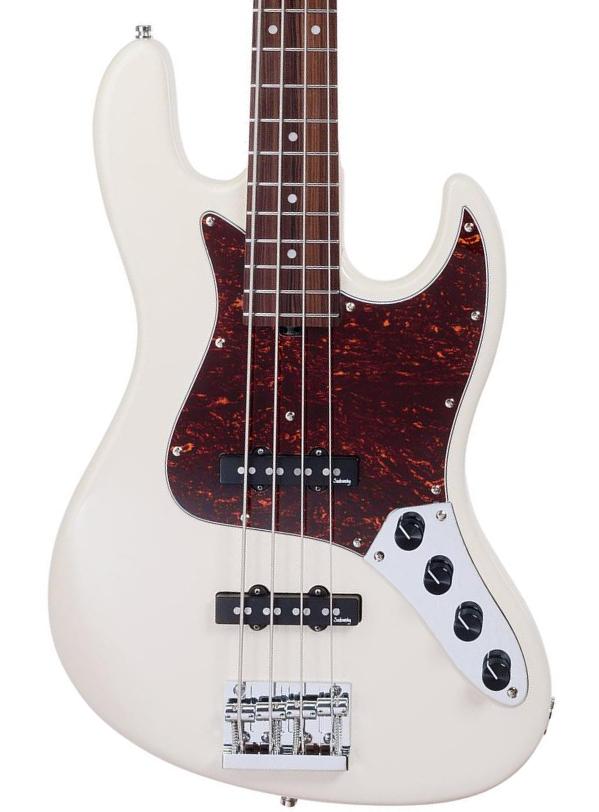 Solidbody e-bass Sadowsky MetroExpress 21-Fret Standard J/J Bass V2 4-String (MOR) - Olympic white