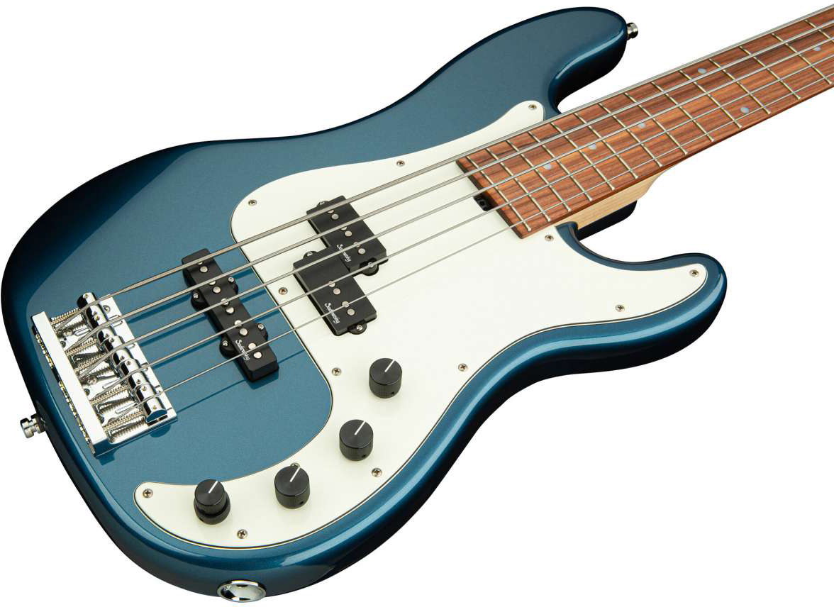 Sadowsky Hybrid P/j Bass 21 Fret Alder 5c Metroline All Active Mor - Dark Lake Placid Blue Metallic - Solidbody E-bass - Variation 2
