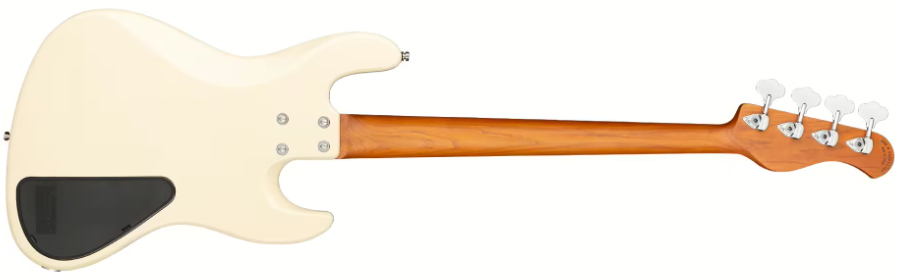 Sadowsky Hybrid Pj Bass 21-fret 4c Lh Metroexpress Gaucher Active Mor - Solid Olympic White - Solidbody E-bass - Variation 1