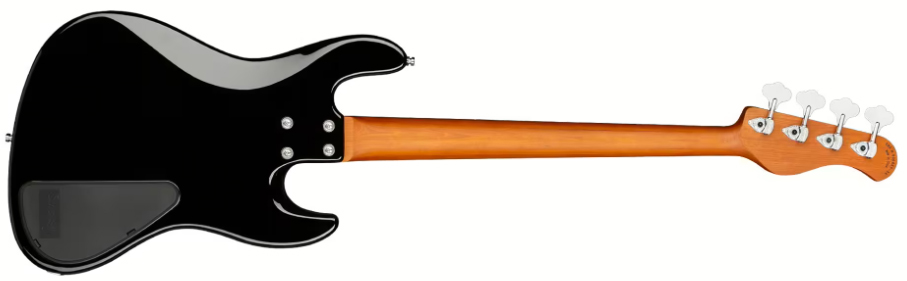 Sadowsky Hybrid Pj Bass 21-fret 4c Lh Metroexpress Gaucher Active Mor - Solid Black - Solidbody E-bass - Variation 1