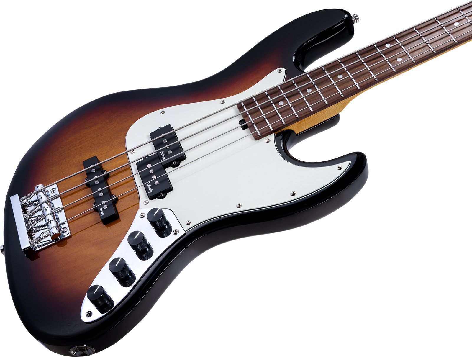 Sadowsky Hybrid Pj Bass 21 Fret 4c Metroexpress V2 Pf - Tobacco Burst - Solidbody E-bass - Variation 2