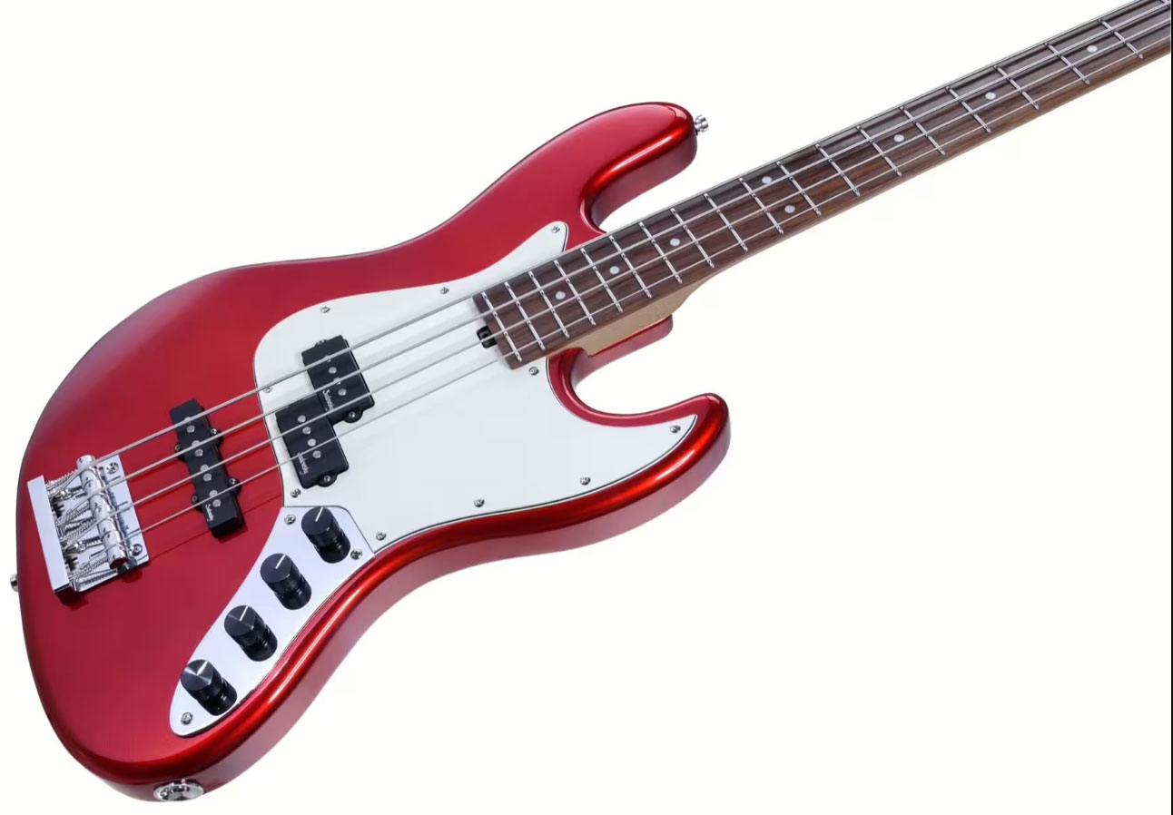 Sadowsky Hybrid Pj Bass 21 Fret 4c Metroexpress V2 Pf - Candy Apple Red - Solidbody E-bass - Variation 2