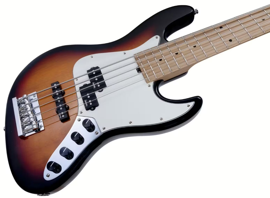 Sadowsky Hybrid Pj Bass 21 Fret 5c Metroexpress V2 Mn - Tobacco Sunburst Transparent - Solidbody E-bass - Variation 2