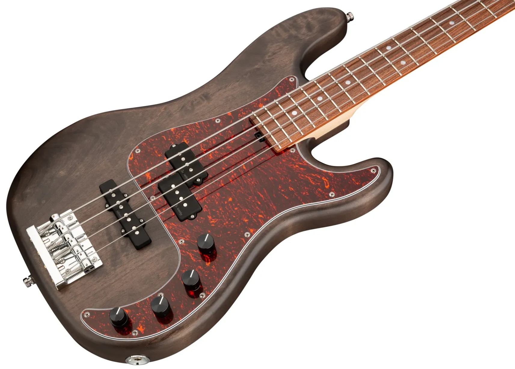 Sadowsky Hybrid Pj Bass 21 Fret Alder 4c Metroline All Active Mor - Nirvana Black Transparent Satin - Solidbody E-bass - Variation 2