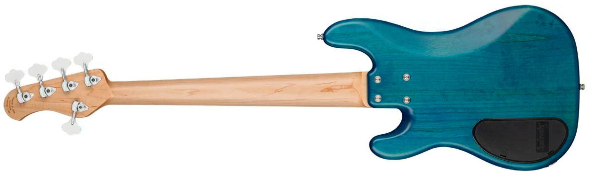 Sadowsky Hybrid Pj Bass 21 Fret Alder 5c Metroline All Active Mor - Ocean Blue Transparent Satin - Solidbody E-bass - Variation 1