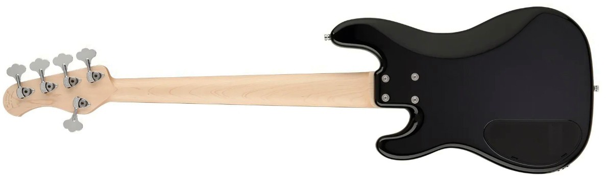 Sadowsky Hybrid Pj Bass 21 Fret Alder 5c Metroline All Active Mor - Solid Black High Polish - Solidbody E-bass - Variation 1