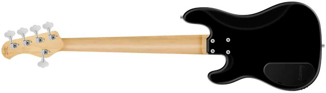 Sadowsky Hybrid Pj Bass 21 Fret Alder 5c Metroline All Active Mor - Solid Black Satin - Solidbody E-bass - Variation 1