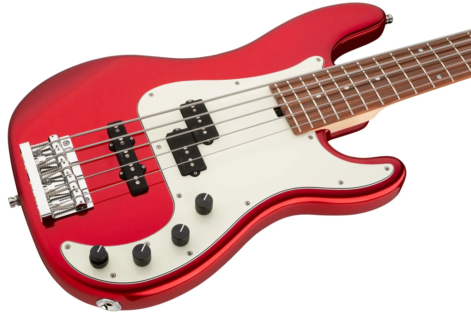 Sadowsky Hybrid Pj Bass 21 Fret Alder 5c Metroline All Active Mor - Candy Apple Red Metallic - Solidbody E-bass - Variation 2