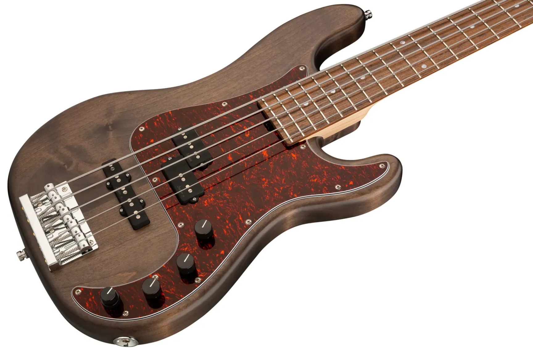 Sadowsky Hybrid Pj Bass 21 Fret Alder 5c Metroline All Active Mor - Nirvana Black Transparent Satin - Solidbody E-bass - Variation 2