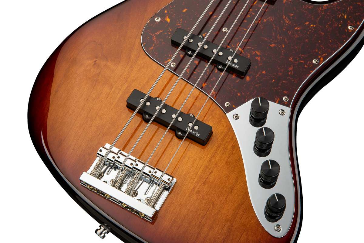 Sadowsky Vintage J/j Bass 21 Fret Alder 4c Metroline All Active Mor - '59 Burst Transparent - Solidbody E-bass - Variation 4