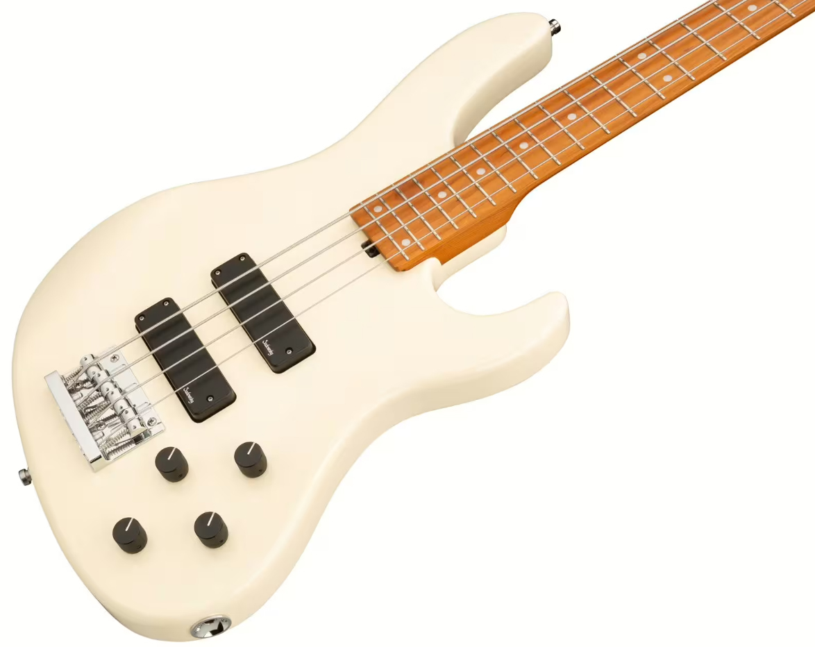 Sadowsky Modern Bass 24-fret 4c Metroexpress Active Mn - Solid Olympic White - Solidbody E-bass - Variation 2