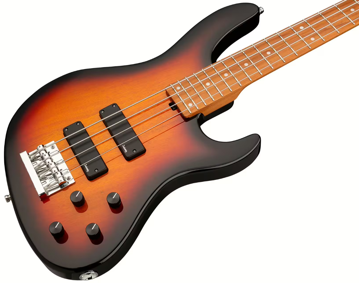 Sadowsky Modern Bass 24-fret 4c Metroexpress Active Mn - Tobacco Sunburst Transparent - Solidbody E-bass - Variation 2