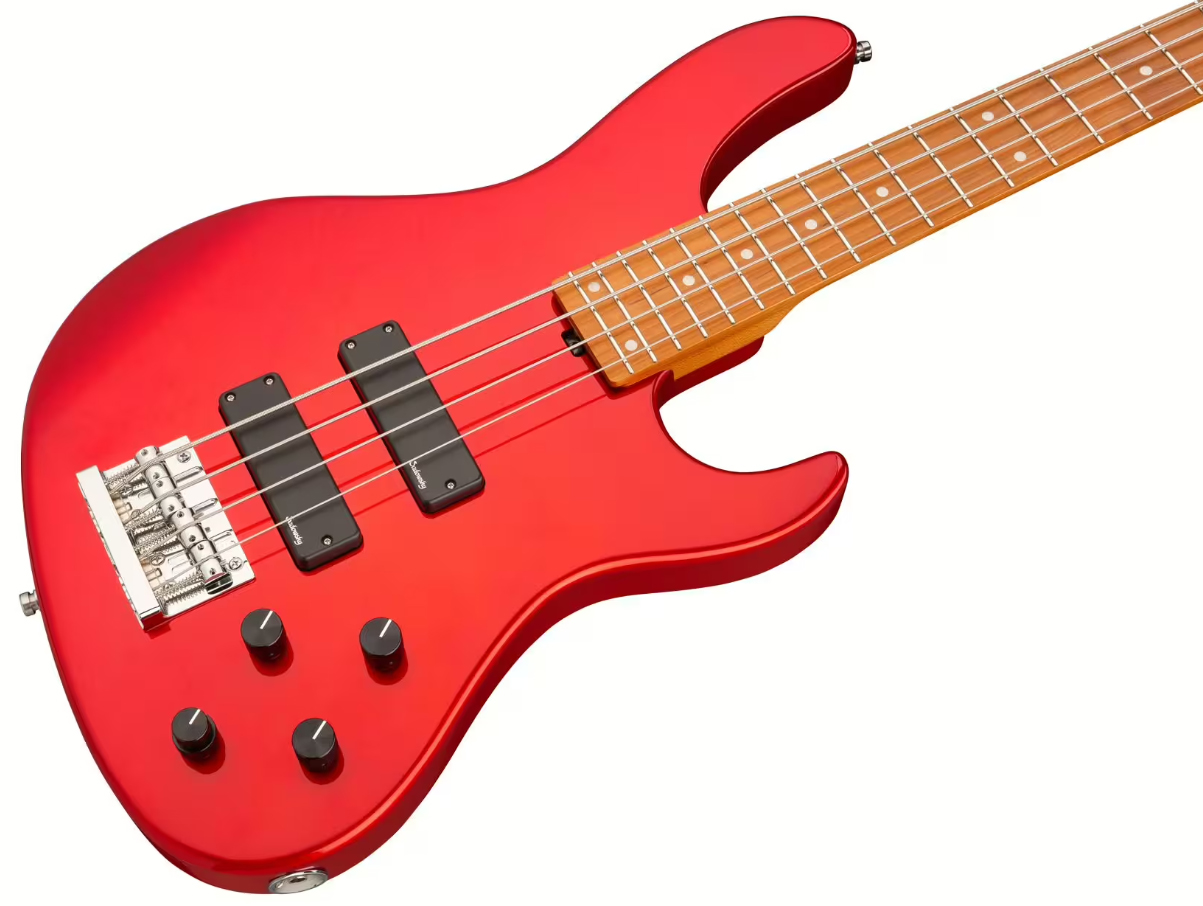 Sadowsky Modern Bass 24-fret 4c Metroexpress Active Mn - Candy Apple Red Metallic - Solidbody E-bass - Variation 2