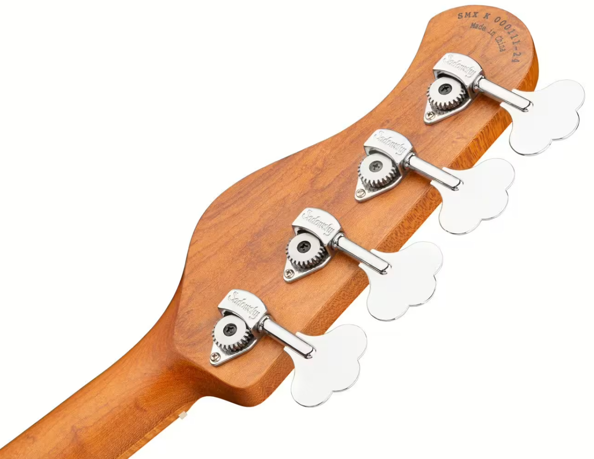 Sadowsky Modern Bass 24-fret 4c Metroexpress Active Mn - Solid Silver Metallic - Solidbody E-bass - Variation 4