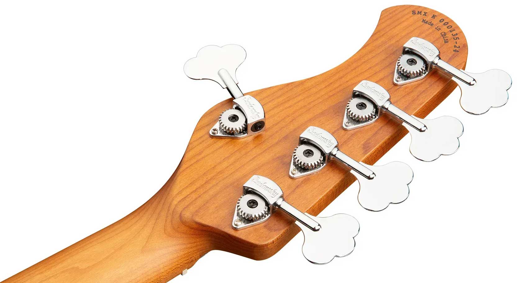 Sadowsky Modern Bass 24-fret 5c Metroexpress Active Mn - Solid Champagne Metallic - Solidbody E-bass - Variation 5