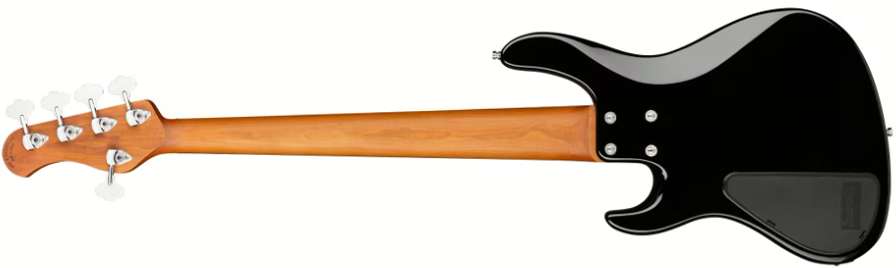 Sadowsky Modern Bass 24-fret 5c Metroexpress Active Mor - Solid Black - Solidbody E-bass - Variation 1