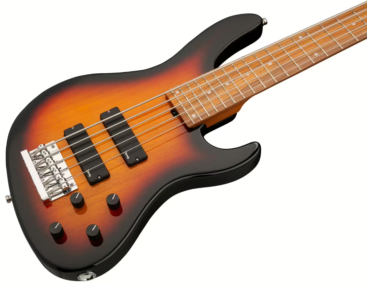 Sadowsky Modern Bass 24-fret 5c Metroexpress Active Mor - Tobacco Sunburst Transparent - Solidbody E-bass - Variation 2