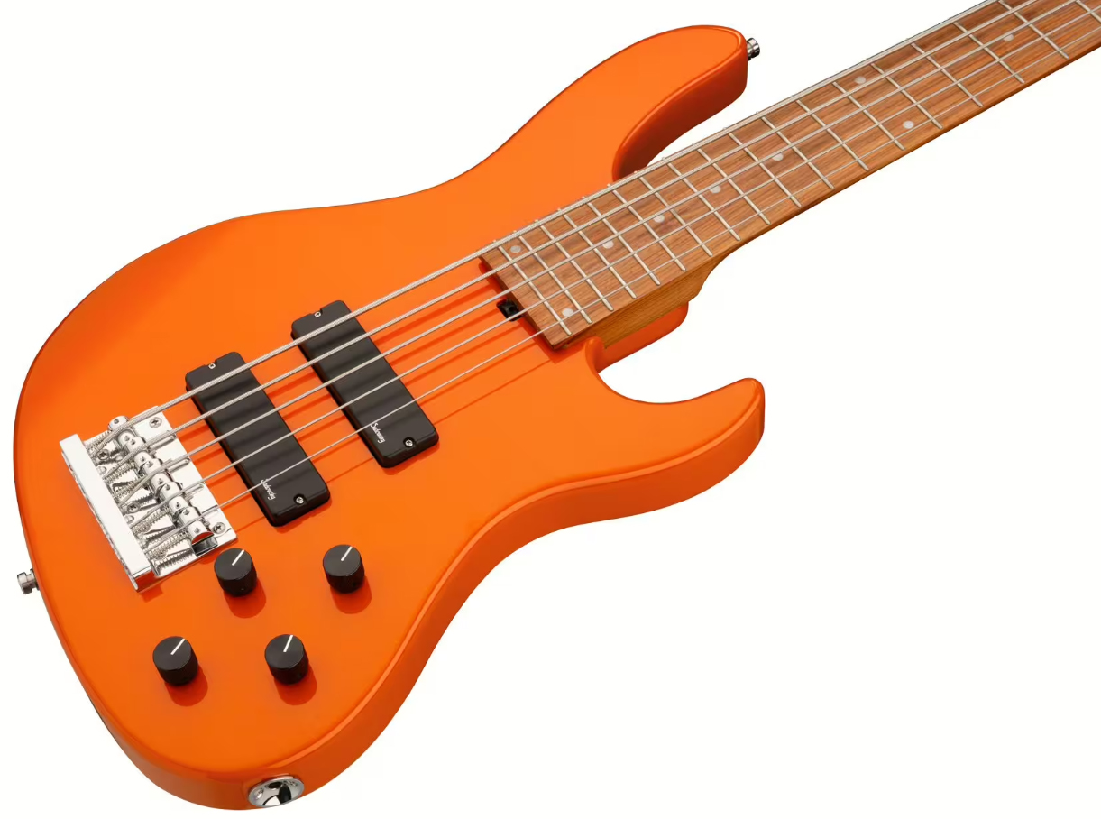 Sadowsky Modern Bass 24-fret 5c Metroexpress Active Mor - Solid Candy Apple Orange Metallic - Solidbody E-bass - Variation 2