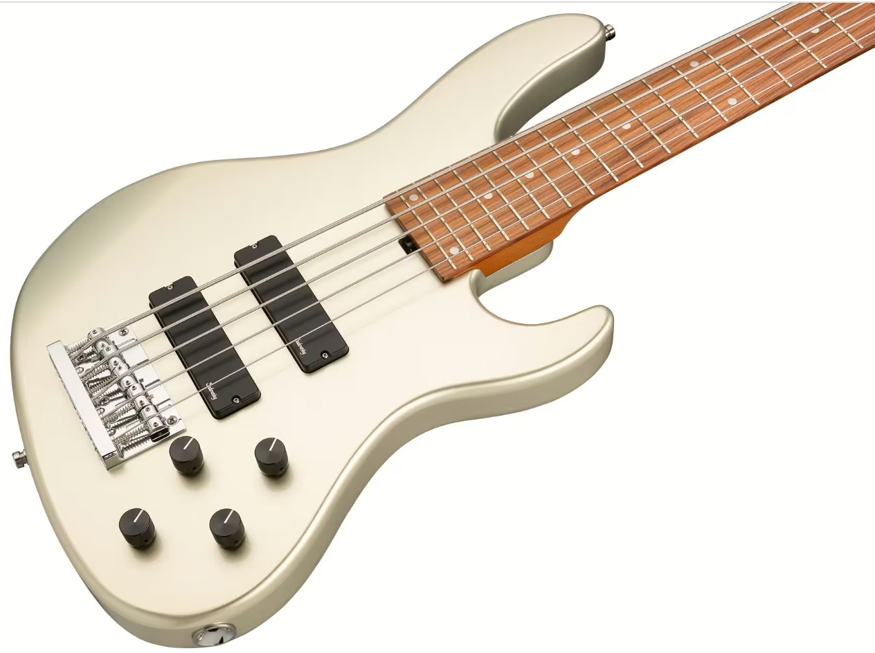 Sadowsky Modern Bass 24-fret 5c Metroexpress Active Mor - Solid Champagne Metallic - Solidbody E-bass - Variation 2