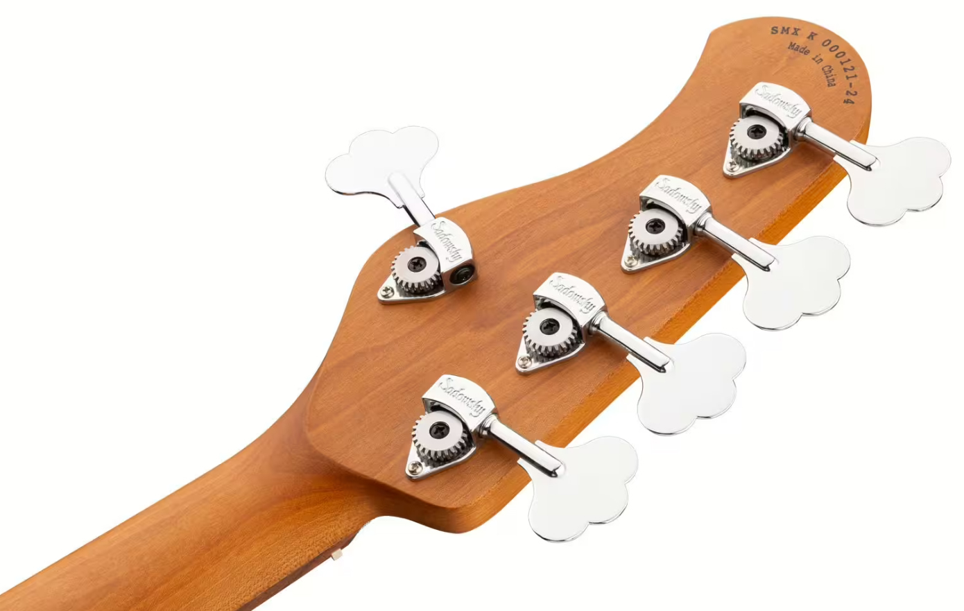 Sadowsky Modern Bass 24-fret 5c Metroexpress Active Mor - Solid Olympic White - Solidbody E-bass - Variation 4