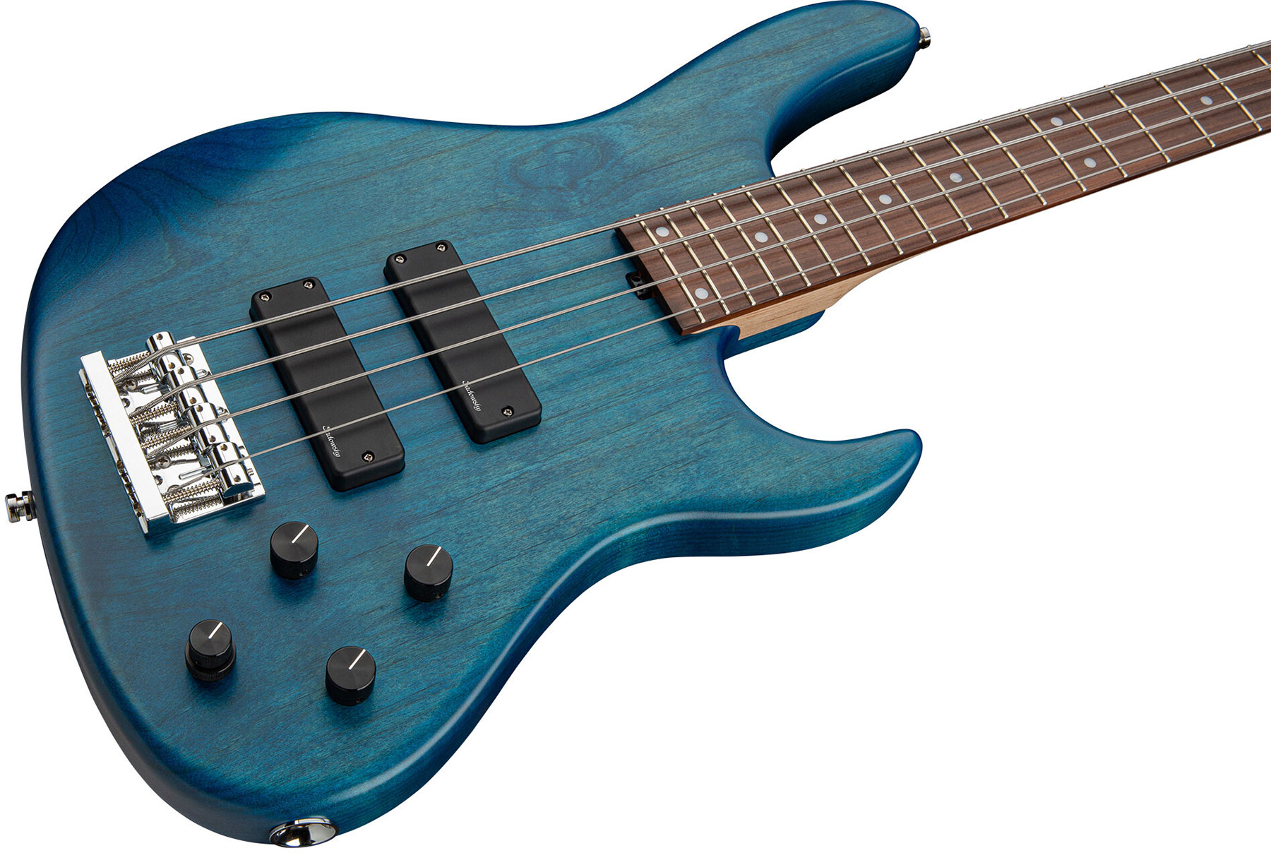 Sadowsky Modern Bass 24 Fret Alder 4c Metroline All Active Mor - Blue Transparent Satin - Solidbody E-bass - Variation 2