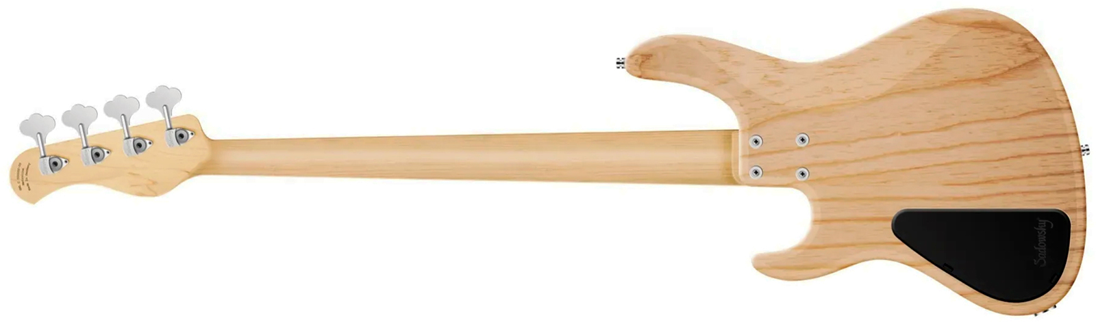Sadowsky Modern Bass 24 Fret Ash 4c Metroline All Active Mn - Natural Transparent Satin - Solidbody E-bass - Variation 1