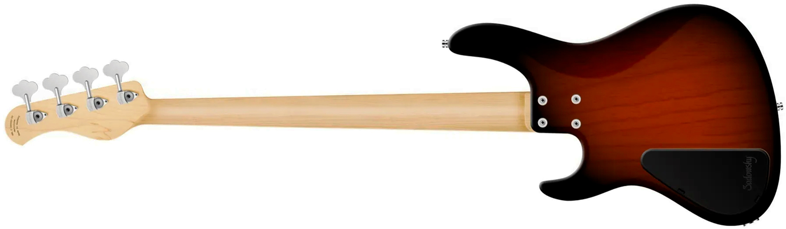 Sadowsky Modern Bass 24 Fret Ash 4c Metroline All Active Mn - Almond Sunburst Transparent Satin - Solidbody E-bass - Variation 1