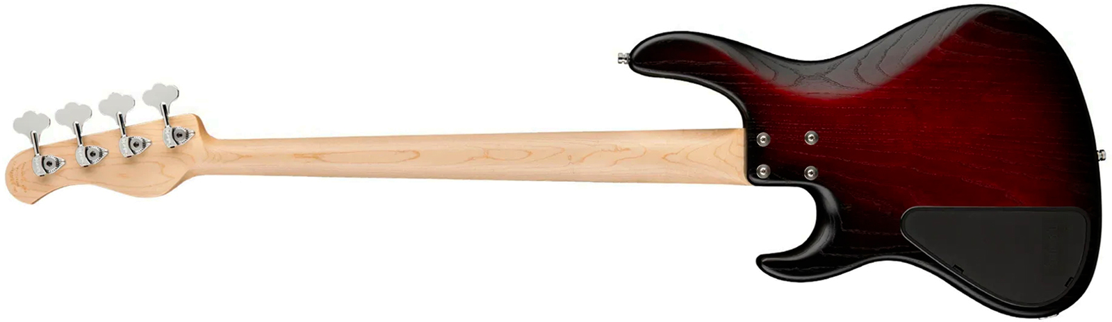 Sadowsky Modern Bass 24 Fret Ash 4c Metroline All Active Mn - Burgundy Blackburst Transparent Satin - Solidbody E-bass - Variation 1