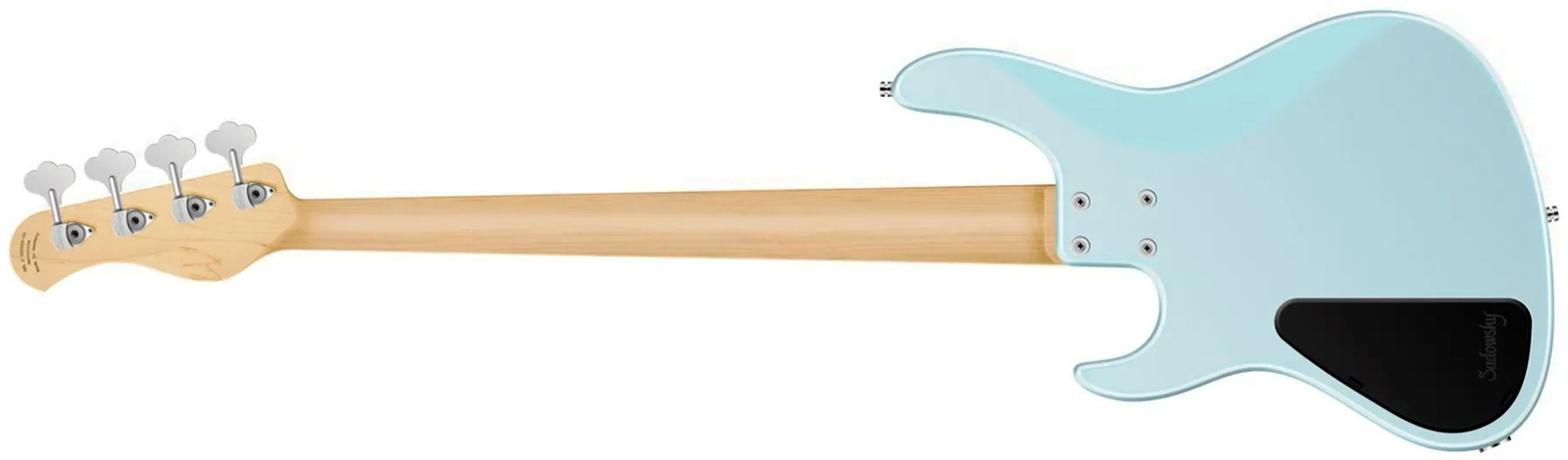 Sadowsky Modern Bass 24 Fret Ash 4c Metroline All Active Mn - Solid Ice Blue Metallic Satin - Solidbody E-bass - Variation 1