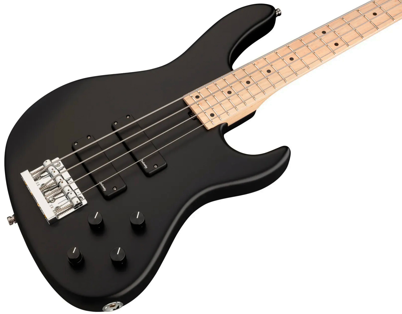 Sadowsky Modern Bass 24 Fret Ash 4c Metroline All Active Mn - Solid Black Satin - Solidbody E-bass - Variation 2