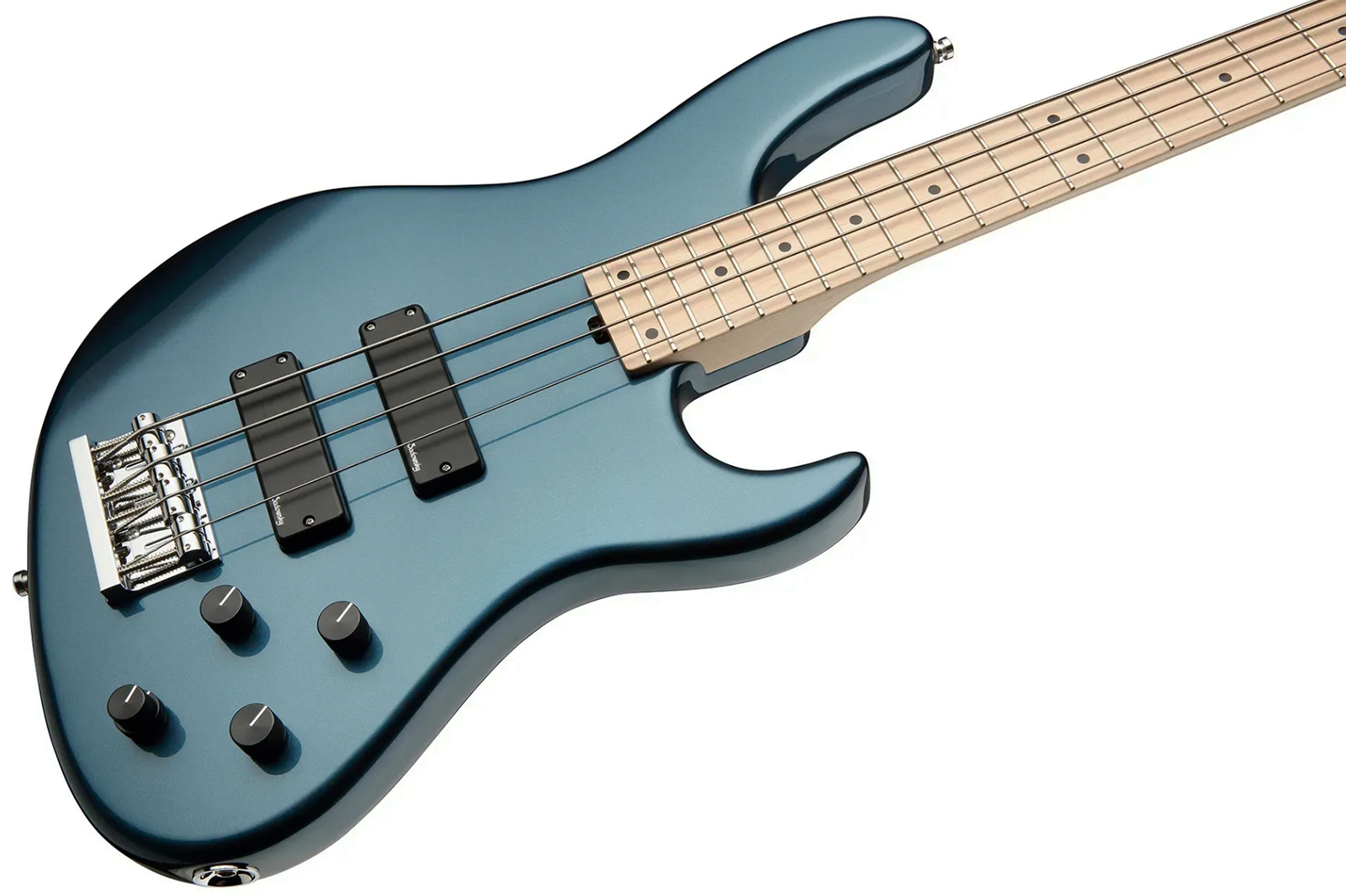 Sadowsky Modern Bass 24 Fret Ash 4c Metroline All Active Mn - Solid Dark Lake Placid Blue Metallic - Solidbody E-bass - Variation 2