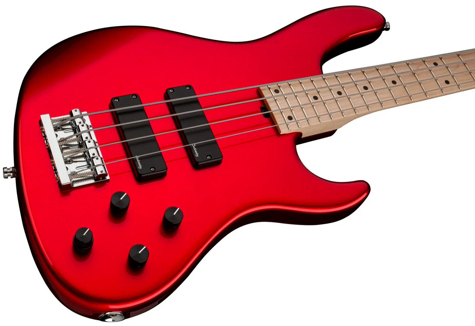 Sadowsky Modern Bass 24 Fret Ash 4c Metroline All Active Mn - Solid Candy Apple Red Metallic - Solidbody E-bass - Variation 2