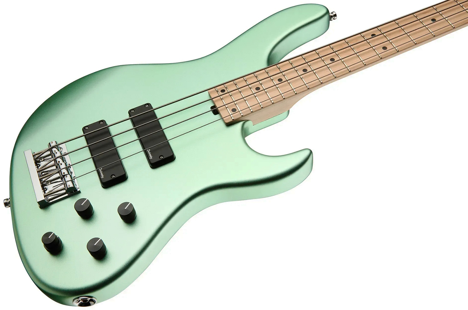 Sadowsky Modern Bass 24 Fret Ash 4c Metroline All Active Mn - Solid Sage Green Metallic Satin - Solidbody E-bass - Variation 2