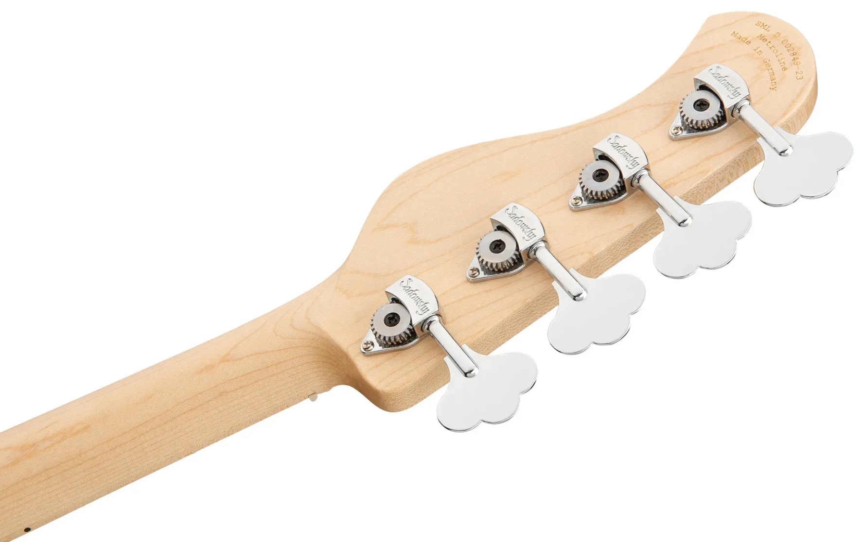 Sadowsky Modern Bass 24 Fret Ash 4c Metroline All Active Mn - Solid Sage Green Metallic Satin - Solidbody E-bass - Variation 4