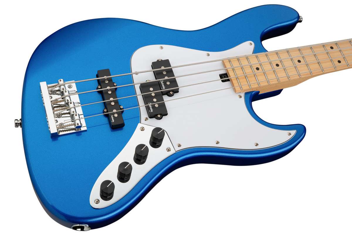 Sadowsky Hybrid P/j Bass 21 Fret 4c Metroexpress Mn - Ocean Blue Metallic - Solidbody E-bass - Variation 2