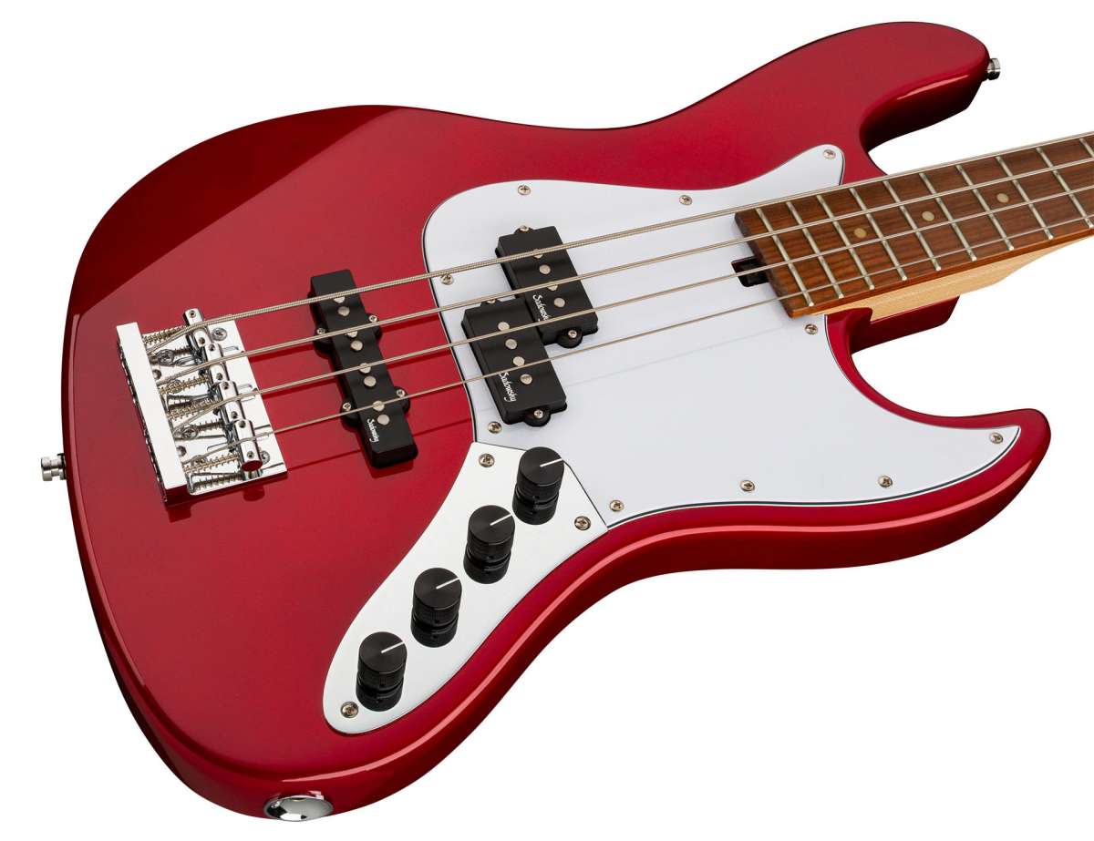 Sadowsky Hybrid P/j Bass 21 Fret 4c Metroexpress Mor - Candy Apple Red Metallic - Solidbody E-bass - Variation 2