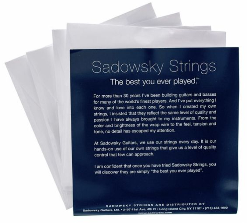 Sadowsky Sbs 45 Blue Label Stainless Steel Electric Bass 45-105 - E-Bass Saiten - Variation 1