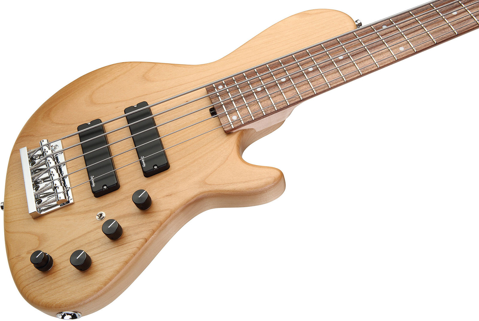 Sadowsky Single Cut Bass 24f Alder 5c Metroline All Active Pf - Natural Satin - Solidbody E-bass - Variation 2