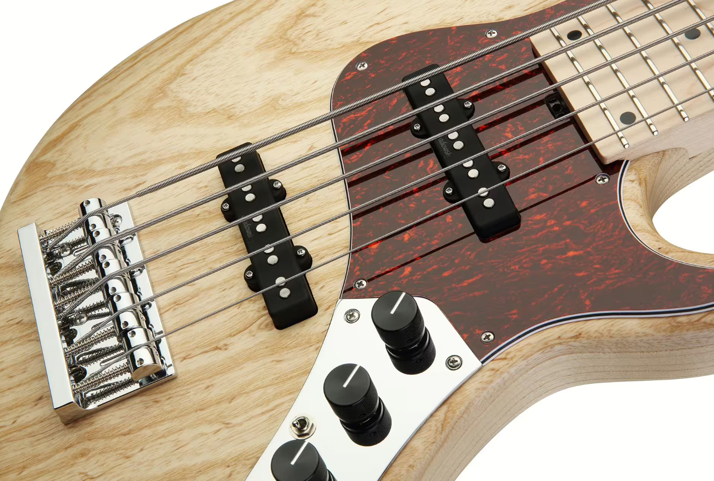 Sadowsky Single Cut Bass 24f Ash 5c Metroline All Active Mn - Natural Trans. Satin - Solidbody E-bass - Variation 3