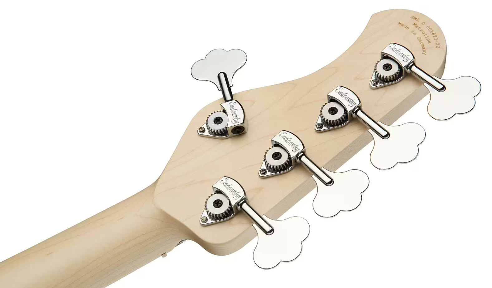 Sadowsky Single Cut Bass 24f Ash 5c Metroline All Active Mn - Natural Trans. Satin - Solidbody E-bass - Variation 6