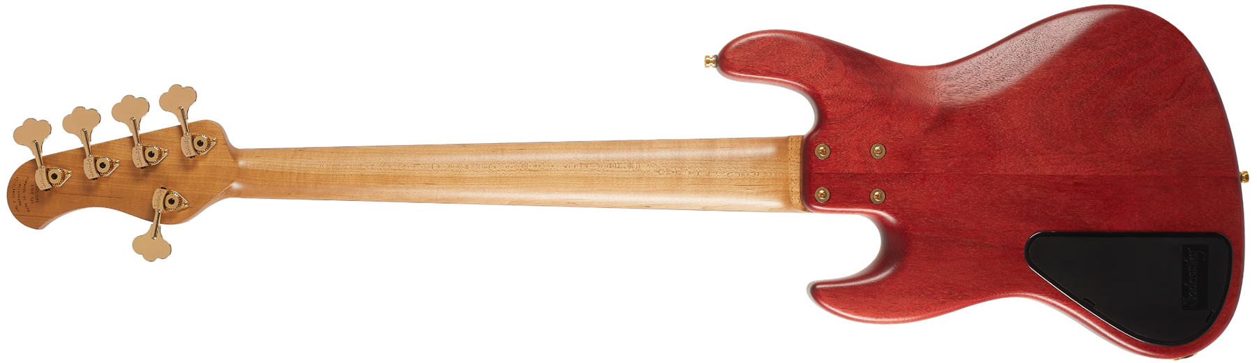 Sadowsky Standard Jj Bass 21 Fret 5c Metroline Ltd All Active Rw - Majestic Red Transparent Satin - Solidbody E-bass - Variation 1