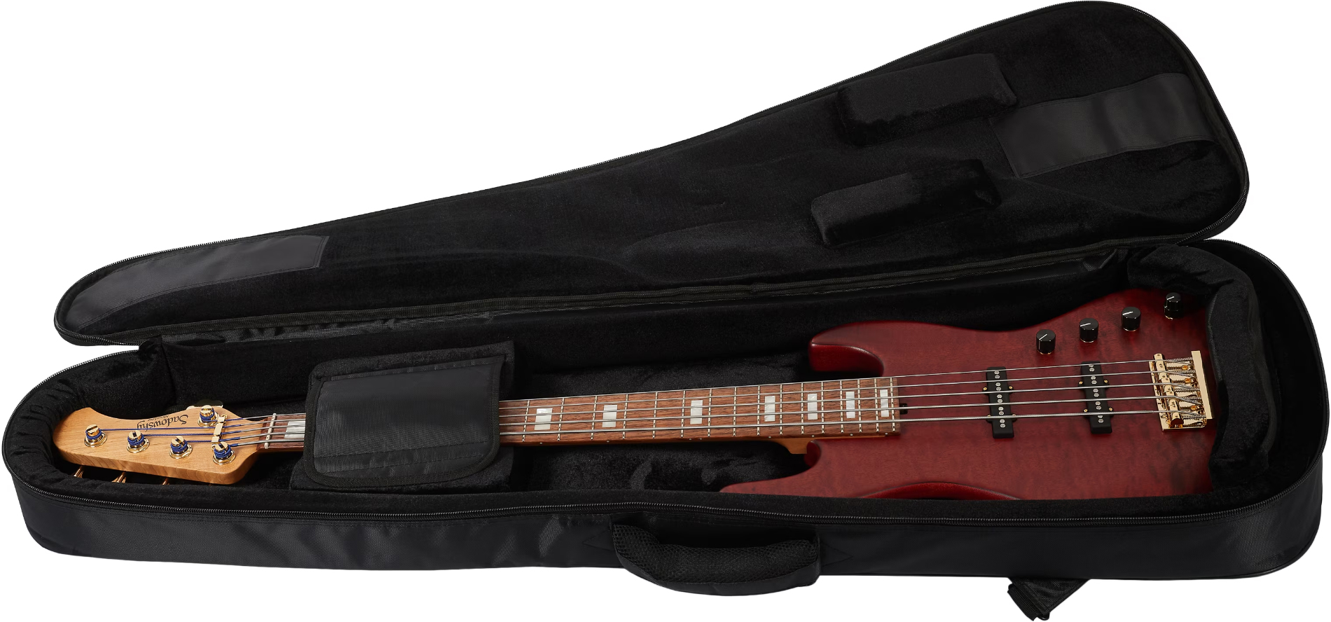 Sadowsky Standard Jj Bass 21 Fret 5c Metroline Ltd All Active Rw - Majestic Red Transparent Satin - Solidbody E-bass - Variation 5