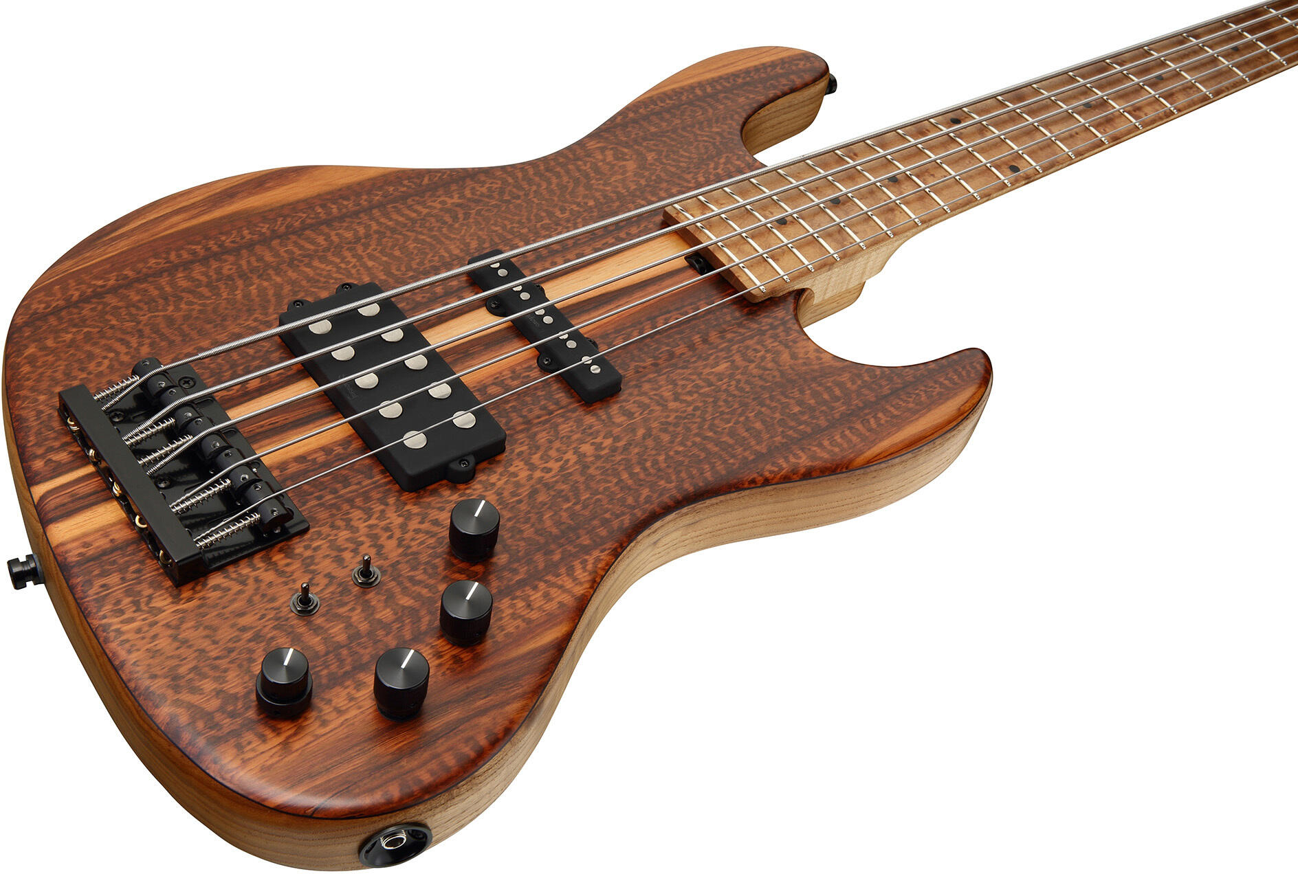 Sadowsky Standard M/m Bass 21 Fret 5c Metroline Ltd All Active Mn - Natural Transparent Satin - Solidbody E-bass - Variation 2